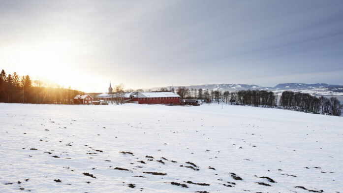 Landskap vinter Foto Øivind Haug